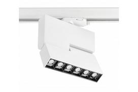 LED bėgių šviestuvas SIERRA,18W,1620lm,AC220-240V,50/60Hz,PF>0.9,Ra≥80,IP20,IK08,4000K,48°,balta