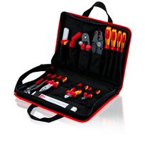 Rīku soma "Kompaktā", KNIPEX, 00 21 11, 12 rīki, 15 ievietošanas iespējas, izturīgs poliesters