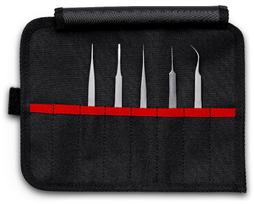 Pincetų itin tiksliems darbams rinkinys 920002 KNIPEX