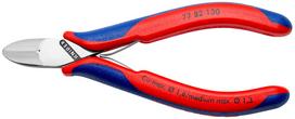 Elektronikas diagonālie griezēji, KNIPEX, 77 82 130, cietība 62 HRC, ergonomiski rokturi