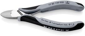 Elektronikas Diagonālie Griezēji, KNIPEX, 77 82 130 ESD, ESD aizsardzība, 62 HRC cietība, ergonomiski rokturi
