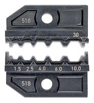 Die komplekts, KNIPEX, 97 49 30, 1.5 - 10 mm² termināļiem un krimpēšanas savienotājiem
