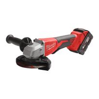M18 BEZSUKU MOTORA 125 MM LEŅĶA SLĪPMAŠĪNA AR LĀPSTIŅVEIDA DROŠĪBAS SLĒDZI, M18 BLSAG125XPD-402X, 4933492646 MILWAUKEE