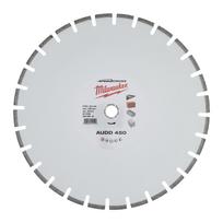 Milwaukee deimantinis pjovimo diskas AUDD 450 4932492145, 450mm, 25.4mm, 10mm, 2.6mm, 1 vnt, asfaltas, betonas, plytos