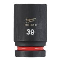 SHOCKWAVE™ IMPACT DUTY TRIECIENIZTURĪGAS UZGRIEŽŅU MUCIŅAS, 39 MM 1" IMPACT SOCKET DEEP - 1 PC, 4932480431 MILWAUKEE