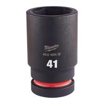 SHOCKWAVE™ IMPACT DUTY TRIECIENIZTURĪGAS UZGRIEŽŅU MUCIŅAS, 41 MM 1" IMPACT SOCKET DEEP - 1PC, 4932480432 MILWAUKEE