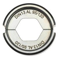 PRESES VEIDNES DIN STANDARTS, ALUMĪNIJA, DIN13 AL 95/120 - 1 PC, 4932459510 MILWAUKEE