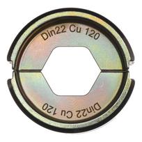 PRESES VEIDNES DIN STANDARTS, VARA, DIN22 CU 120 - 1 PC, 4932451750 MILWAUKEE