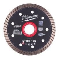 Milwaukee deimantinis pjovimo diskas DHTS 115 4932399145, 115mm, 22.23mm, 10mm, 1.2mm, 1 vnt, turbo, plonas korpusas, granitas