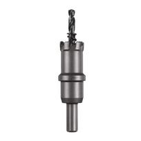 Milwaukee vainikinis grąžtas TCT 4932479037, 22mm, 25mm, 1 vnt., karbido dantukai, keičiamas centravimo grąžtas, spyruoklė