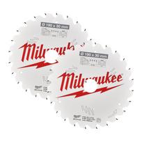 RIPZĀĢU ASMEŅI ROKAS RIPZĀĢIEM, CSB TWIN PACK 190 X 24T/24T - 2PC, 4932479804 MILWAUKEE