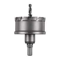Milwaukee vainikinis grąžtas 4932479052, 64mm, 25mm, 1 vnt., TCT karbido dantukai, galandami, saugos atrama, ežektoriaus spyruoklė