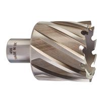 Milwaukee HSS žiedinis grąžtas 4932371754, 45mm, 30mm, 1 vnt, HSSAC, Weldon 19mm lizdas, 6mm korpusas