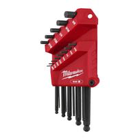 L FORMAS SEŠSTŪRA ATSLĒGU KOMPLEKTS, 13 PC IMPERIAL L-STYLE WITH BALL END HEX KEY SET, 4932493615 MILWAUKEE