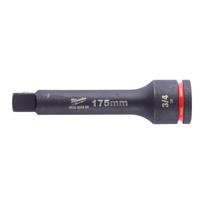 ¾″ TRIECIENIZTURĪGO UZGRIEŽŅU MUCIŅU PAGARINĀŠANAS ELEMENTI, 175 MM 3/4" IMPACT EXTENSION - 1PC, 4932480403 MILWAUKEE