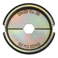 PRESES VEIDNES DIN STANDARTS, VARA, DIN22 CU 25 - 1 PC, 4932451745 MILWAUKEE