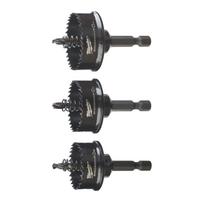 SHOCKWAVE™ IMPACT DUTY GREDZENZĀĢI, SHOCKWAVE HOLESAW SET 22 / 29 / 35 MM, 49224800 MILWAUKEE