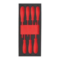 TUKŠI PUTU IELIKTŅI TĒRAUDA UZGLABĀŠANAI, EMPTY 7 PC SCREWDRIVER SL & PH SET FOAM INSERT, 4932493672 MILWAUKEE