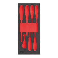 TUKŠI PUTU IELIKTŅI TĒRAUDA UZGLABĀŠANAI, EMPTY 7 PC SCREWDRIVER SL SET FOAM INSERT, 4932493673 MILWAUKEE