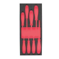 TUKŠI PUTU IELIKTŅI TĒRAUDA UZGLABĀŠANAI, EMPTY 8 PC INSULATED SCREWDRIVER SET FOAM INSERT, 4932493678 MILWAUKEE