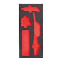 TUKŠI PUTU IELIKTŅI TĒRAUDA UZGLABĀŠANAI, EMPTY 3 PC CUTTING AND MEASURING FOAM INSERT, 4932493681 MILWAUKEE