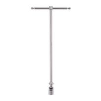 T-VEIDA ROKTURU AR ŠARNĪRVEIDA SEŠSTŪRA METRISKAJĀM MUCIŅĀM KOMPLEKTS, T-BAR HANDLE WITH SWIVEL SOCKET HEX 17MM, 4932492686 MILWAUKEE