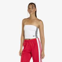 adidas 3 Stripes Tube Top White/ Black - Dydis M (KD6235 Marškinėliai)