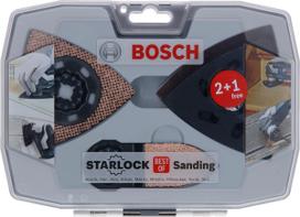 Svārstību daudzfunkcionālajiem darbarīkiem 6-DAĻĪGS STARLOCK IZLASES SLĪPĒŠANAS KOMPLEKTS, 2608664133 BOSCH