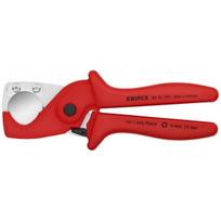 PlastiCut® cauruļu griezējs, Knipex, 90 20 185 SB, 25 mm, hromēts, ar stikla šķiedras rokturiem
