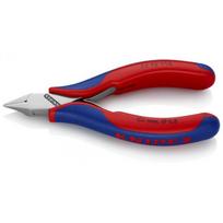 Diagonalais griezējs ar spoguļpolijotu galvu, Knipex, 77 72 115, 115 mm, 0.3-0.8 mm mīkstajiem vadiem, ergonomiskas rokturi.