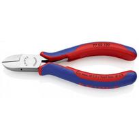 Diagonalais griezējs ar spoguļa pulējumu, Knipex, 77 02 130, 135 mm, 124 g, precīzai griešanai elektronikas un mehānikas jomā