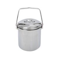 Nerūsējošā tērauda katls 'Billy Can', 2L, kompakts un izturīgs, R179721, BasicNature