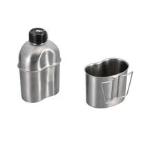 Nerūsējošā tērauda ūdens pudele ar krūzi, 1,2 L, viegla un izturīga, R562090, Origin Outdoors