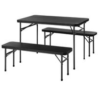Saliekamais galds ar sēdvietām 4 personām, UV izturīgs, antibakteriāls, R160326, COLEMAN