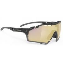 Brilles CUTLINE 3.kat, BlackGloss / Multilaser Gold, 0655586376294 RUDY PROJECT