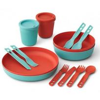 Trauku komplekts PASSAGE Dinnerware Set, 14 pcs, Blue / Orange, 9327868157235 SEA TO SUMMIT