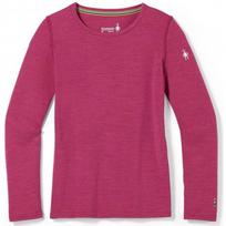 Termo krekls Kids Classic Thermal Merino Base Layer Crew, izmērs: XS, Festive Fuchsia Heater, 0196011497004 SMARTWOOL