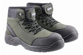 Hogert HT5K562-43 apsauginiai batai, S3, SRC, 43 dydis, nubuko oda, PU padas, kompozitinis pirštų apsaugas, Kevlar įklojis