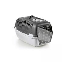Transportavimo narvas Gulliver 3 Top Free su metalinėmis durelėmis 61x40x38cm tamsiai pilka/šviesiai pilka 2197411 STEFANPLAST