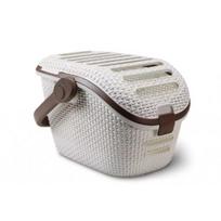 Curver Gyvūnų vežimo dėžė 0800616P16, 51x38x33cm, plastikas, kreminė, su rankena ir dangčiu