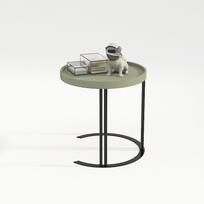 Papildus galdiņš KEIRA D50xH50cm, zaļš 20358