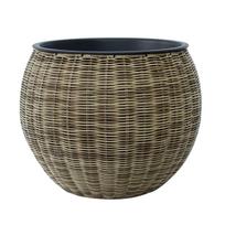 Puķu pods WICKER D40xH32cm, gaiši brūns 38201