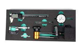 Mērīšanas rīku komplekts, K26150, KAMASA TOOLS, 5 gabali, digitālie kalibri un mikrometri