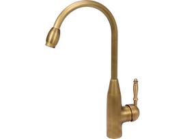 Fala Retro Bronze 1 75830, vienos svirties stovimas kriauklės maišytuvas, 33,5cm, 17cm, 24cm, 1 skylė, žalvaris, rudas, ECOflow