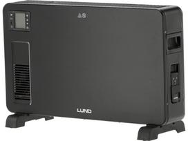 Konvektorius šildytuvas 2300 W LCD ekranas 2 galios lygiai 20–28 m² IPX0 apsauga 68628 LUND juodas