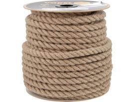 Jūtu virve, VOREL, 69566, 20 mm diametrs, 50 m garums, 9.25 kg, būvniecībai un transportam