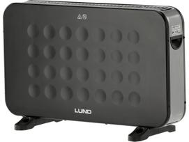 Konvektorius šildytuvas 2000 W 3 galios lygiai 750/1250/2000 W IP20 apsauga 68651 LUND juodas