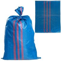 Austs polipropilēna maisiņš 65x105cm, 50kg, (100 gab.) GEKO, zils-sarkans, G71984B