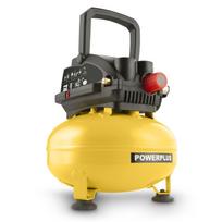 Powerplus Kompresorius POWX17245, 750W, 8bar, 50l/min, 11L, Be alyvos, slėgio reguliatorius, saugos vožtuvas