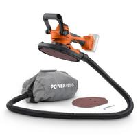 Powerplus Gipskartono šlifuoklis POWDP50900, 20V, Ø225mm, 1200min-1, 600/min, bešepetė variklis, 2m žarna